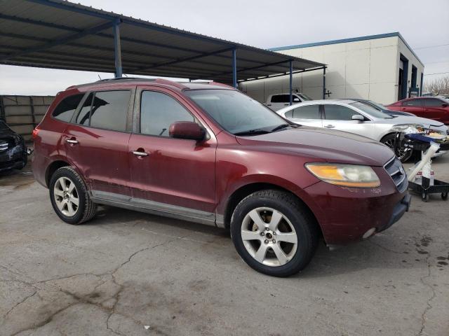 5NMSH13E69H301352 - 2009 HYUNDAI SANTA FE SE MAROON photo 4