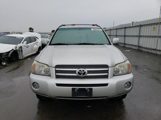 JTEEW21A160010600 - 2006 TOYOTA HIGHLANDER HYBRID SILVER photo 5