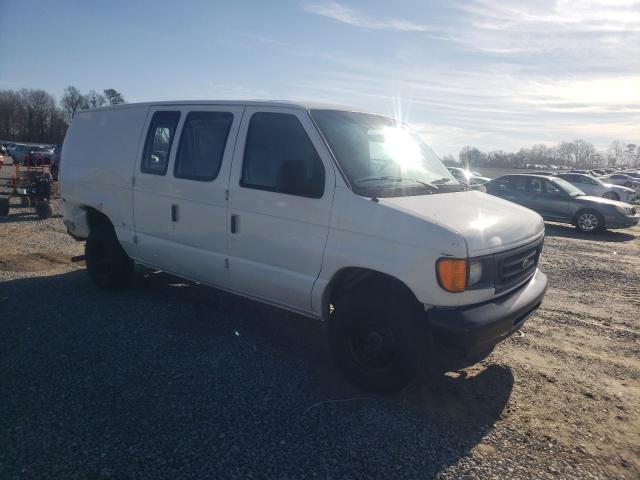 1FTNE14W67DA86414 - 2007 FORD VAN E150 VAN WHITE photo 4