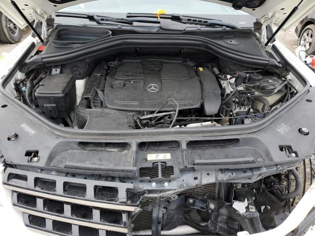 4JGDA5HBXCA021787 - 2012 MERCEDES-BENZ ML 350 4MATIC WHITE photo 12