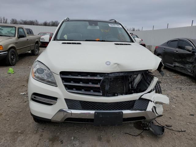 4JGDA5HBXCA021787 - 2012 MERCEDES-BENZ ML 350 4MATIC WHITE photo 5