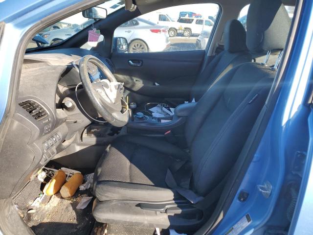 1N4AZ0CPXDC416912 - 2013 NISSAN LEAF S BLUE photo 7