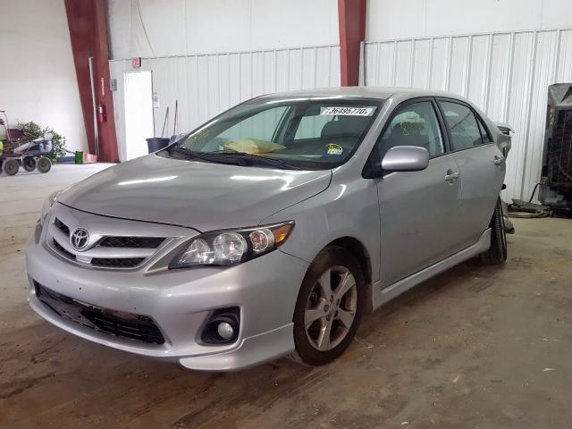 2T1BU4EE4BC661256 - 2011 TOYOTA COROLLA BASE  photo 2