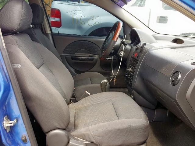 KL1TD66658B135658 - 2008 CHEVROLET AVEO BASE  photo 5