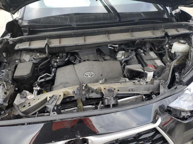 5TDGZRBH0LS034243 - 2020 TOYOTA HIGHLANDER XLE შავი ფოტო 11