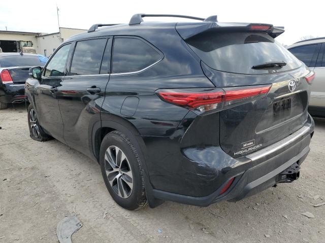 5TDGZRBH0LS034243 - 2020 TOYOTA HIGHLANDER XLE შავი ფოტო 2