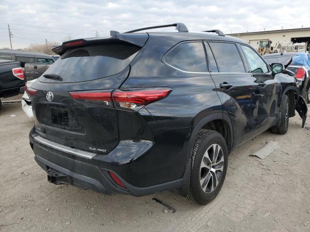 5TDGZRBH0LS034243 - 2020 TOYOTA HIGHLANDER XLE BLACK photo 3