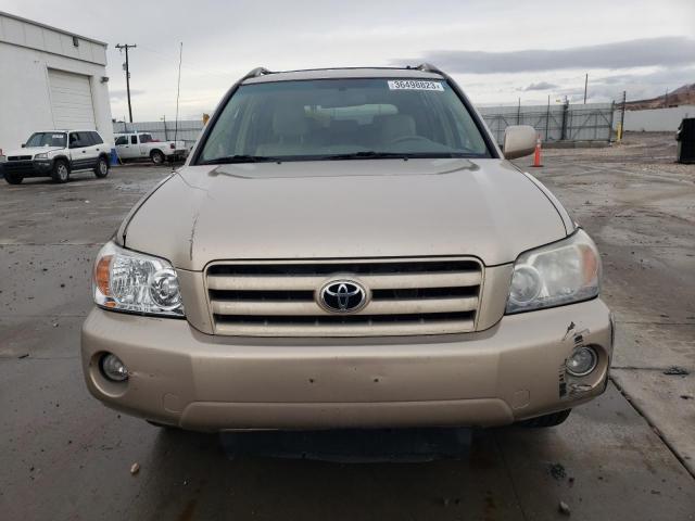 JTEEP21A270206530 - 2007 TOYOTA HIGHLANDER SPORT BEIGE photo 5