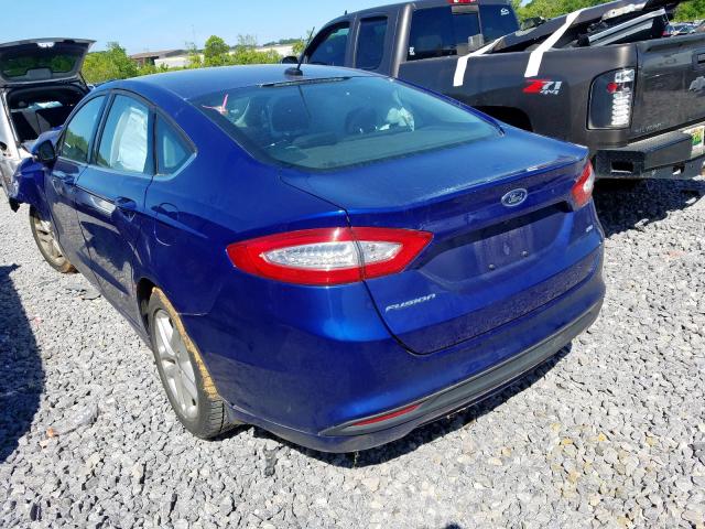 3FA6P0H78GR345736 - 2016 FORD FUSION SE  photo 3