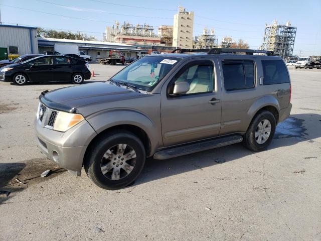5N1AR18U66C623715 - 2006 NISSAN PATHFINDER LE TAN photo 1