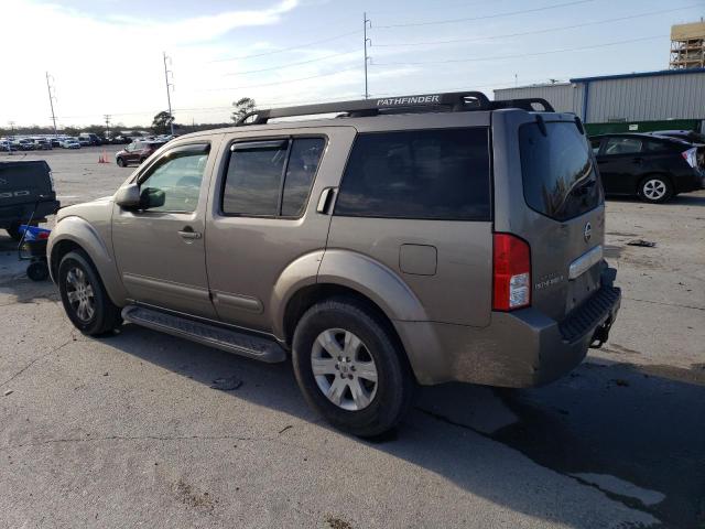 5N1AR18U66C623715 - 2006 NISSAN PATHFINDER LE TAN photo 2