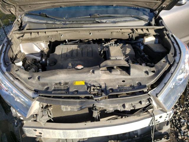 5TDJKRFH6GS329258 - 2016 TOYOTA HIGHLANDER XLE GRAY photo 12