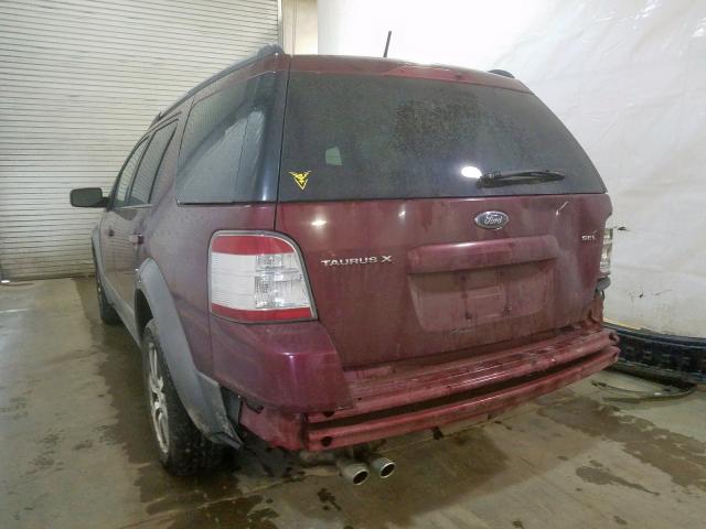 1FMDK02WX8GA23748 - 2008 FORD TAURUS X SEL  photo 3