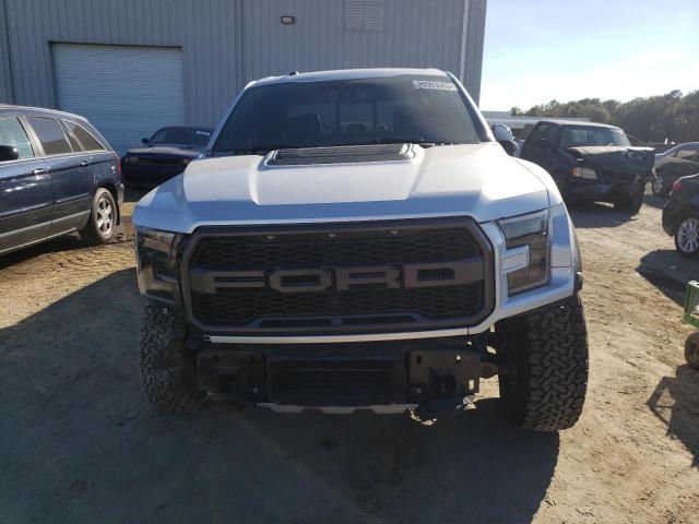 1FTFW1RGXJFB02189 - 2018 FORD F150 RAPTOR SILVER photo 5