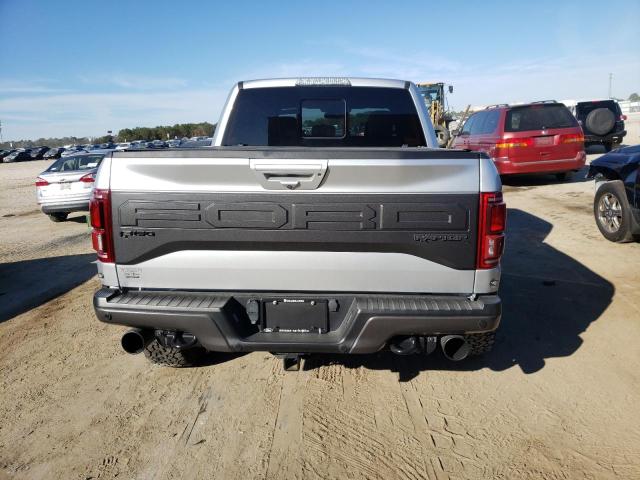 1FTFW1RGXJFB02189 - 2018 FORD F150 RAPTOR SILVER photo 6