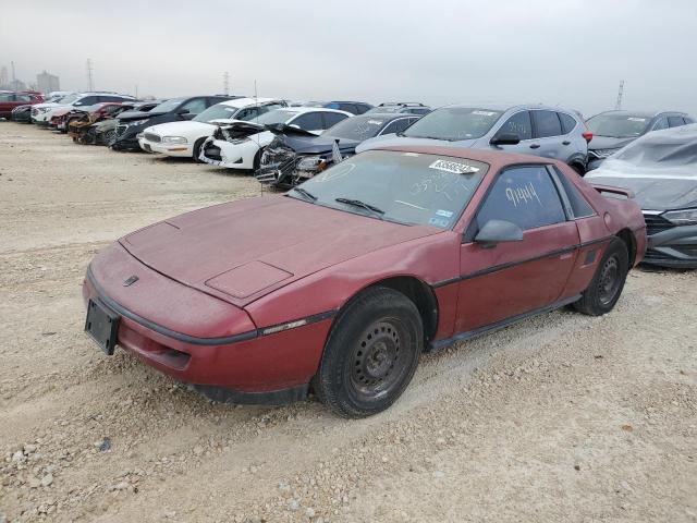 1G2PE11R1HP203179 - 1987 PONTIAC FIERO RED photo 2