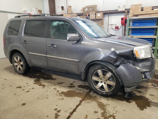 5FNYF4H94FB505982 - 2015 HONDA PILOT TOURING GRAY photo 4