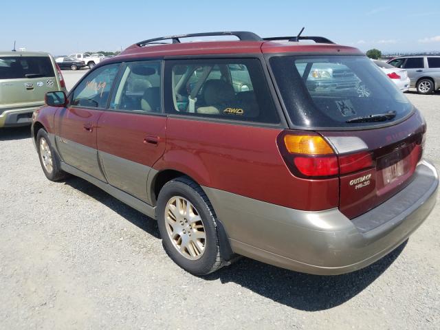 4S3BH806337652515 - 2003 SUBARU LEGACY OUTBACK H6 3.0 LL BEAN  photo 3