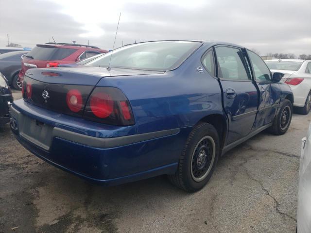 2G1WF55K959279552 - 2005 CHEVROLET IMPALA BLUE photo 3