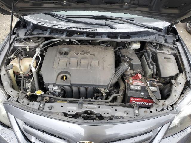 5YFBU4EE0DP186160 - 2013 TOYOTA COROLLA BASE 灰色 照片 11