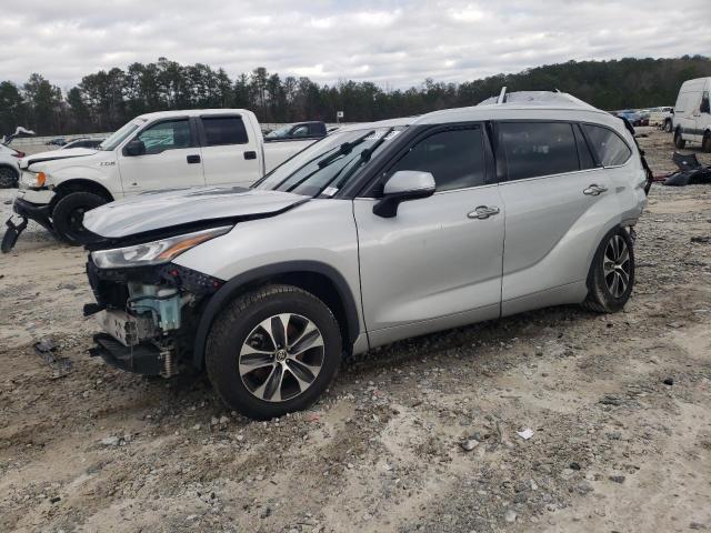 5TDHZRAH6LS506922 - 2020 TOYOTA HIGHLANDER XLE SILVER photo 1