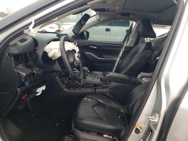 5TDHZRAH6LS506922 - 2020 TOYOTA HIGHLANDER XLE SILVER photo 7