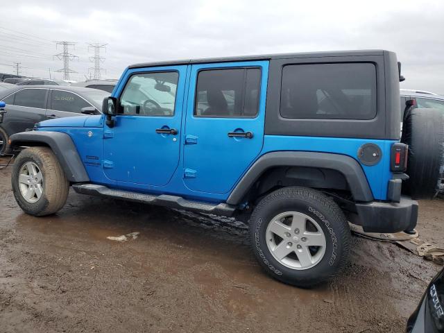 1C4BJWDG5GL106937 - 2016 JEEP WRANGLER U SPORT ლურჯი ფოტო 2