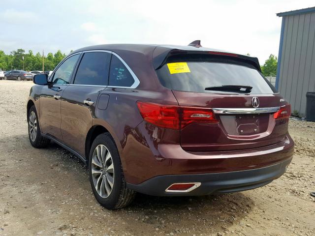 5FRYD3H48GB018790 - 2016 ACURA MDX TECHNOLOGY  照片 3