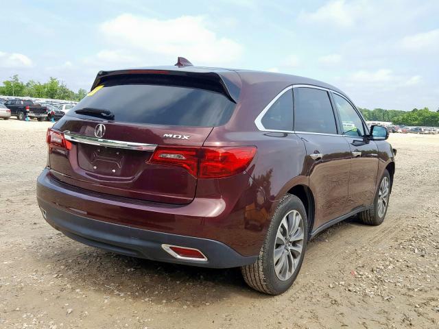 5FRYD3H48GB018790 - 2016 ACURA MDX TECHNOLOGY  照片 4