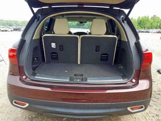 5FRYD3H48GB018790 - 2016 ACURA MDX TECHNOLOGY  照片 9