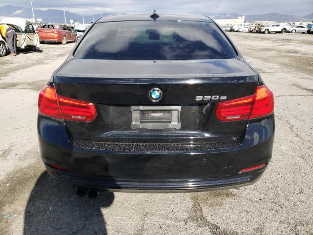 WBA8E1C37HA030017 - 2017 BMW 330E BLACK photo 6