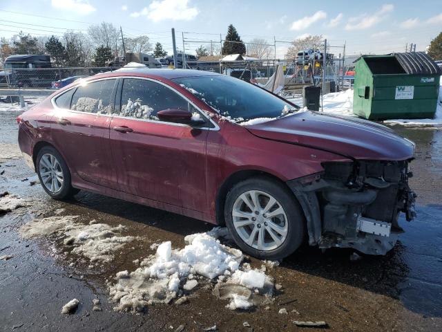 1C3CCCAG7GN184517 - 2016 CHRYSLER 200 LIMITED MAROON photo 4