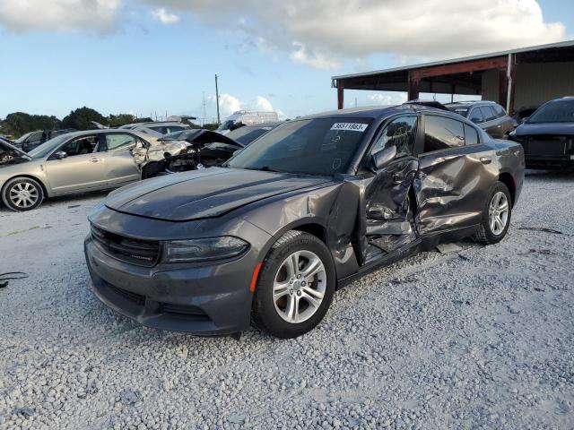 2C3CDXBG1MH674622 - 2021 DODGE CHARGER SXT GRAY photo 1