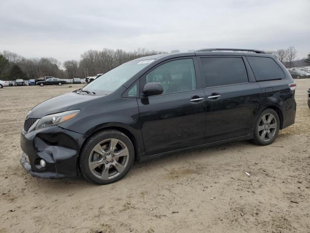 5TDXZ3DC3HS857402 - 2017 TOYOTA SIENNA SE BLACK photo 1