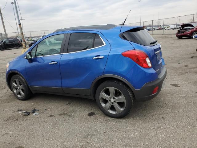 KL4CJDSBXEB708407 - 2014 BUICK ENCORE PREMIUM BLUE photo 2