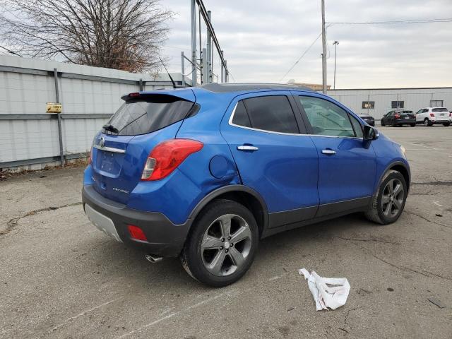 KL4CJDSBXEB708407 - 2014 BUICK ENCORE PREMIUM BLUE photo 3