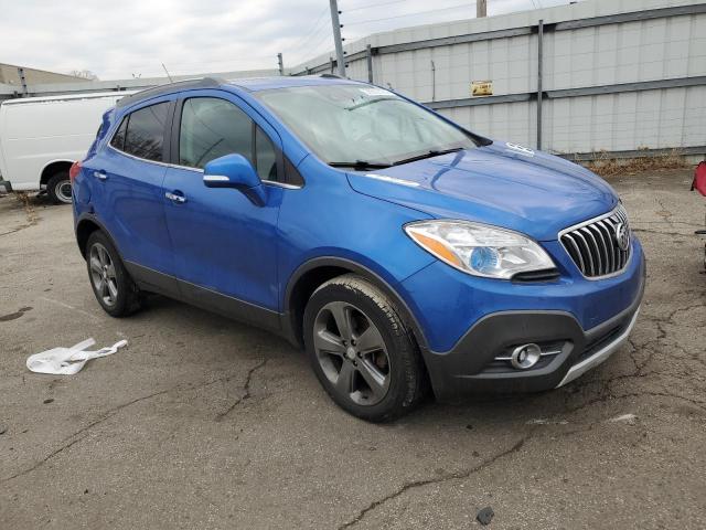 KL4CJDSBXEB708407 - 2014 BUICK ENCORE PREMIUM BLUE photo 4