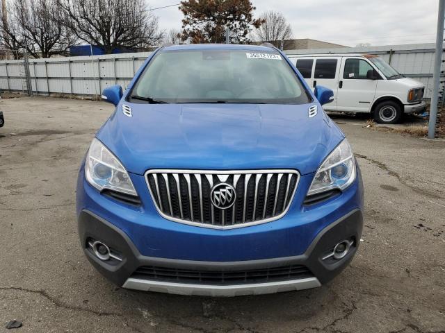 KL4CJDSBXEB708407 - 2014 BUICK ENCORE PREMIUM BLUE photo 5