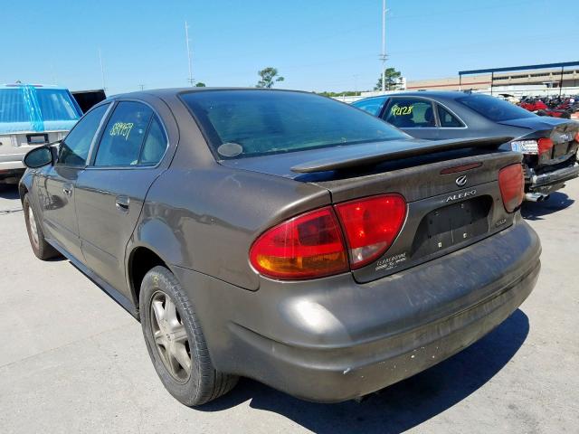 1G3NL52F42C193542 - 2002 OLDSMOBILE ALERO GL  photo 3