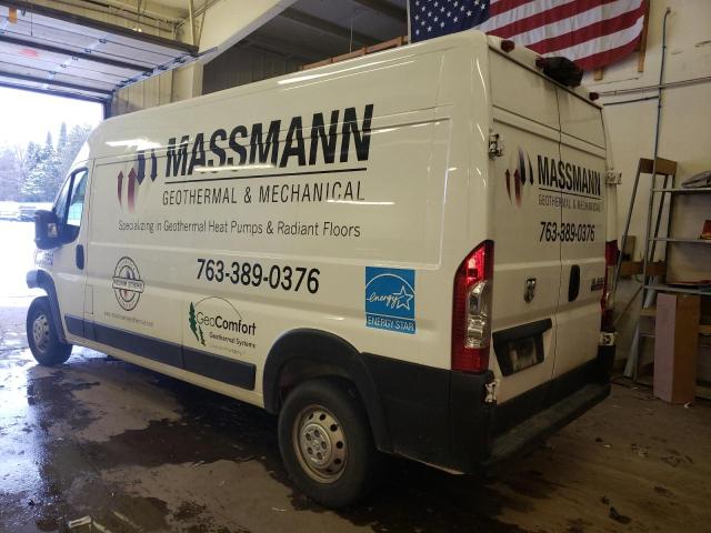 3C6TRVDG4KE500980 - 2019 RAM PROMASTER 2500 HIGH أبيض صورة 2