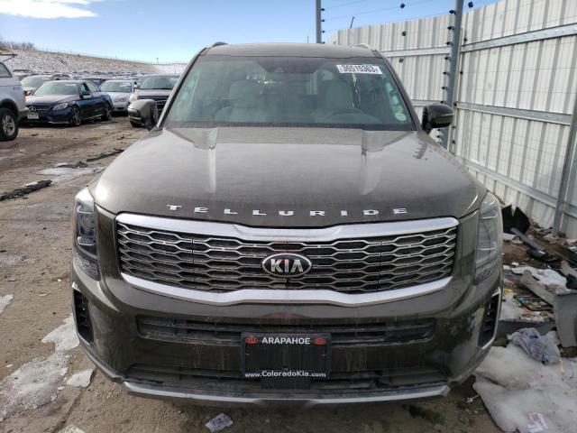 5XYP3DHC4MG132478 - 2021 KIA TELLURIDE EX BROWN photo 5