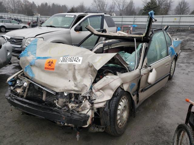 1HGCB7669MA201036 - 1991 HONDA ACCORD EX TAN photo 2