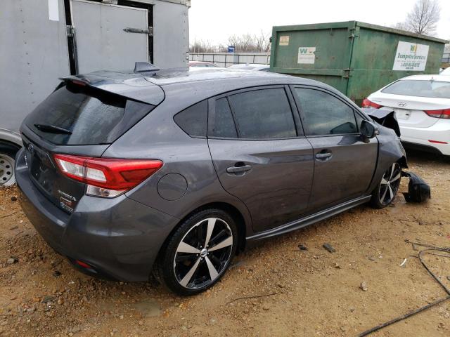 4S3GTAM69J3701002 - 2018 SUBARU IMPREZA SPORT GRAY photo 3