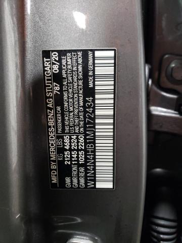 W1N4N4HB1MJ172434 - 2021 MERCEDES-BENZ GLA 250 4MATIC GRAY photo 12