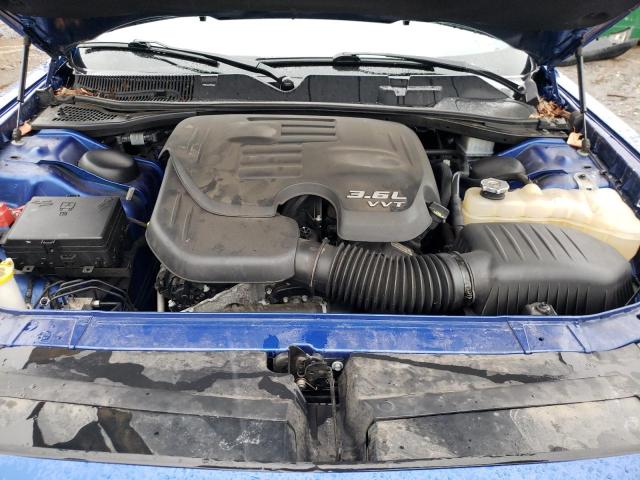 2C3CDZGG3KH549638 - 2019 DODGE CHALLENGER SXT BLUE photo 11