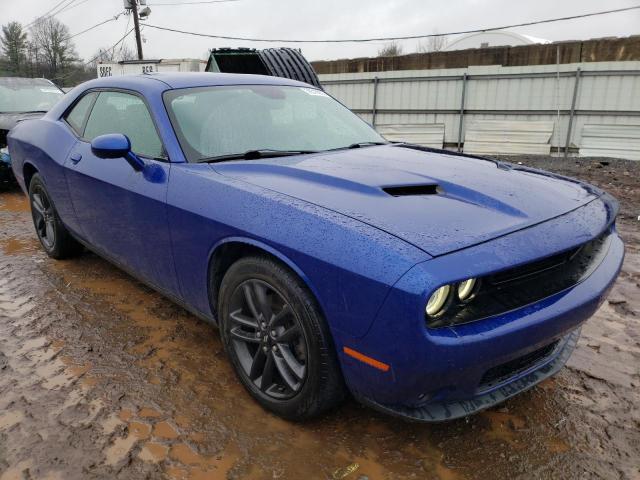 2C3CDZGG3KH549638 - 2019 DODGE CHALLENGER SXT BLUE photo 4