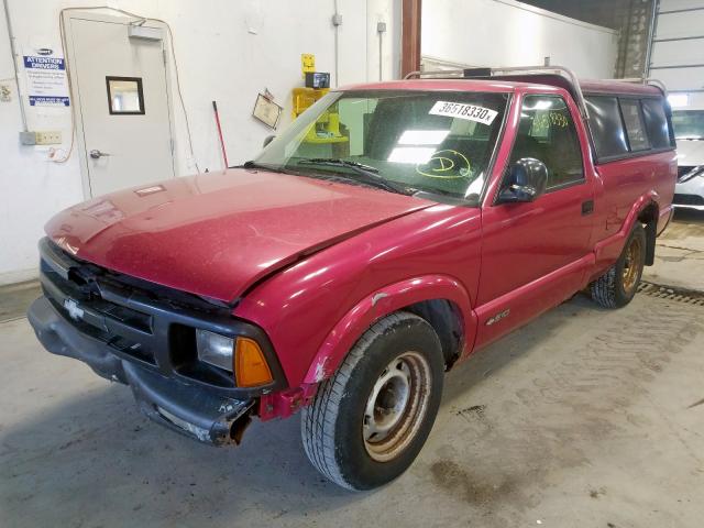 1GCCS1440SK139708 - 1995 CHEVROLET S TRUCK S10  photo 2