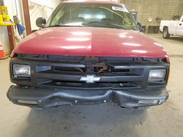 1GCCS1440SK139708 - 1995 CHEVROLET S TRUCK S10  photo 9