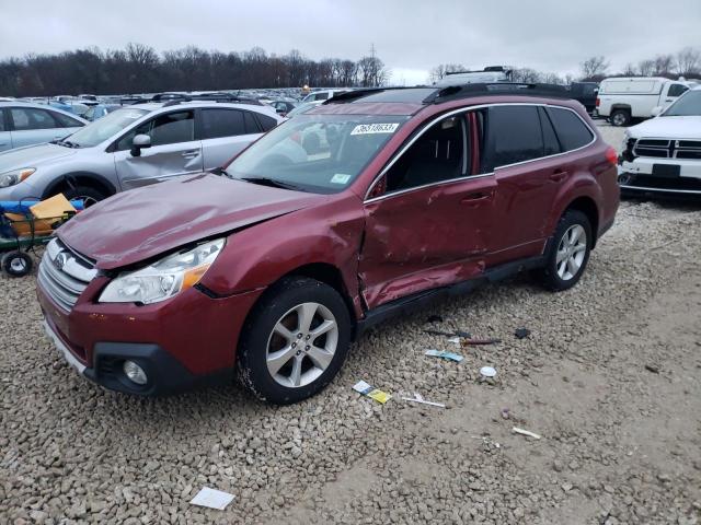 4S4BRCKC6D3275122 - 2013 SUBARU OUTBACK 2.5I LIMITED BURGUNDY photo 1