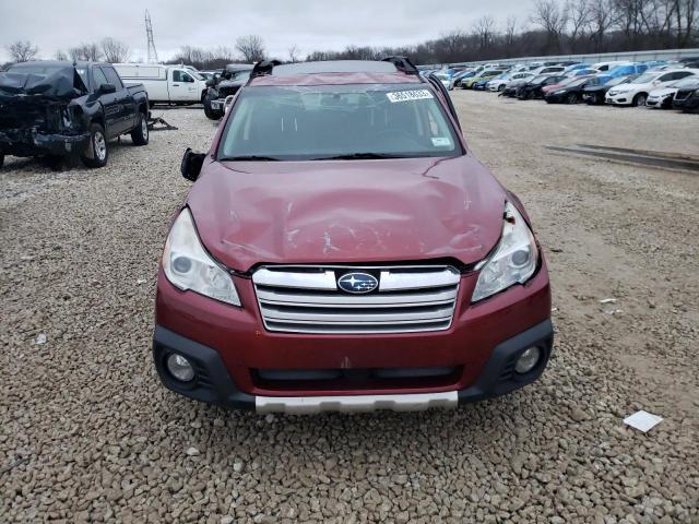 4S4BRCKC6D3275122 - 2013 SUBARU OUTBACK 2.5I LIMITED BURGUNDY photo 5